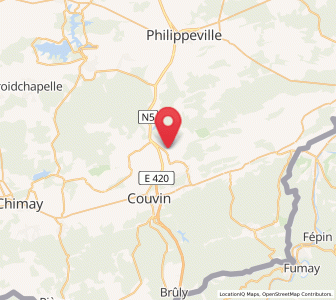 Map of Mariembourg, Wallonia