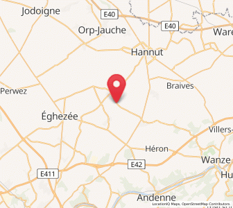 Map of Meeffe, Wallonia