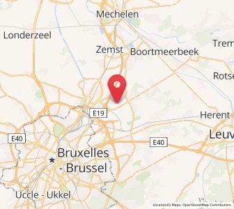 Map of Melsbroek, Flanders