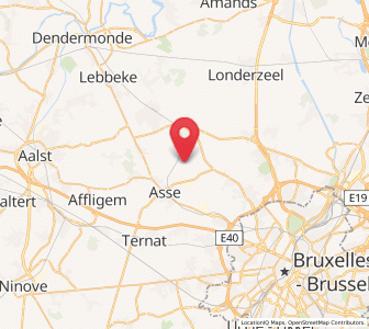 Map of Mollem, Flanders