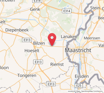 Map of Mopertingen, Flanders