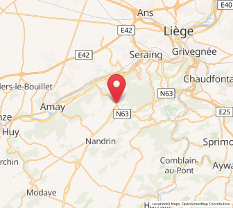 Map of Neuville-en-Condroz, Wallonia