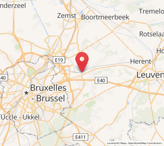 Map of Nossegem, Flanders