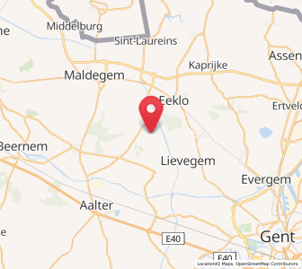 Map of Oostwinkel, Flanders