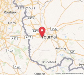 Map of Orcq, Wallonia