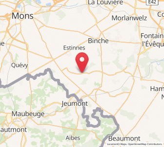 Map of Peissant, Wallonia