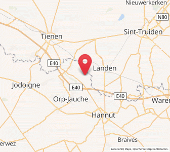 Map of Racour, Wallonia