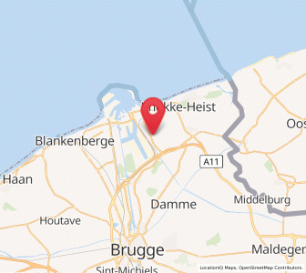 Map of Ramskapelle, Flanders