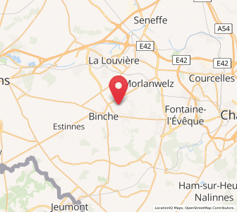 Map of Ressaix, Wallonia