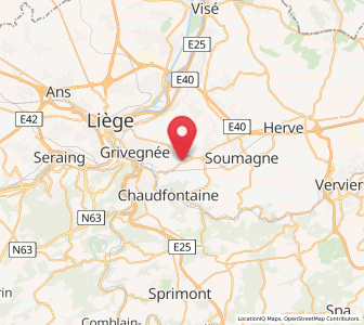 Map of Romsée, Wallonia