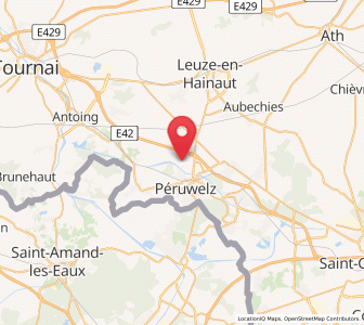 Map of Roucourt, Wallonia