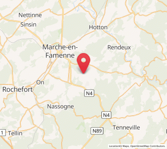 Map of Roy, Wallonia