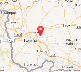 Map of Rumillies, Wallonia