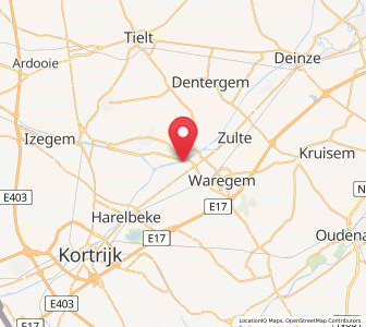 Map of Sint-Baafs-Vijve, Flanders