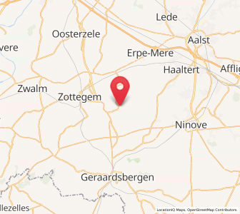 Map of Sint-Lievens-Esse, Flanders