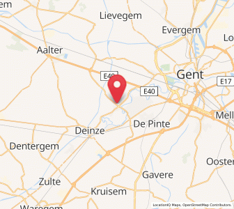 Map of Sint-Martens-Leerne, Flanders