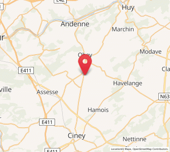 Map of Sorée, Wallonia