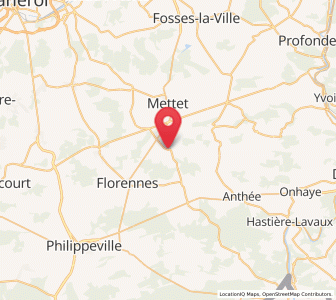 Map of Stave, Wallonia