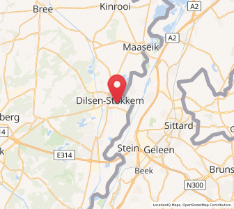 Map of Stokkem, Flanders