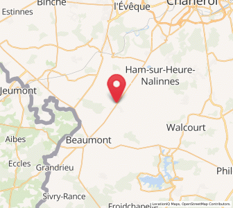 Map of Strée, Wallonia