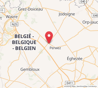 Map of Thorembais-Saint-Trond, Wallonia