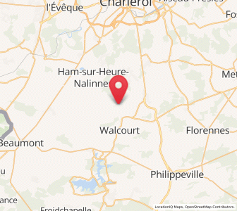 Map of Thy-le-Château, Wallonia