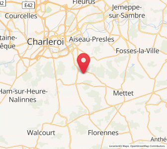Map of Villers-Poterie, Wallonia