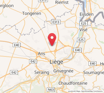 Map of Voroux-lez-Liers, Wallonia