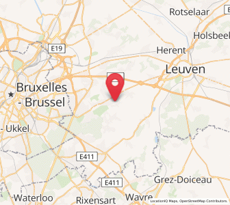 Map of Vossem, Flanders