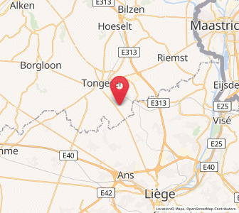 Map of Vreren, Flanders