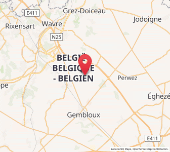 Map of Walhain-Saint-Paul, Wallonia