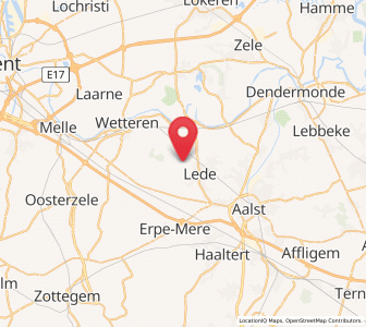 Map of Wanzele, Flanders