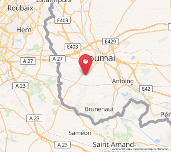 Map of Willemeau, Wallonia