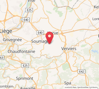 Map of Xhendelesse, Wallonia