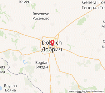 Map of Dobrich
