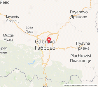 Map of Gabrovo