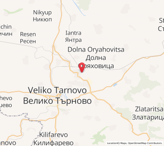 Map of Gorna Oryahovitsa, Veliko Tarnovo