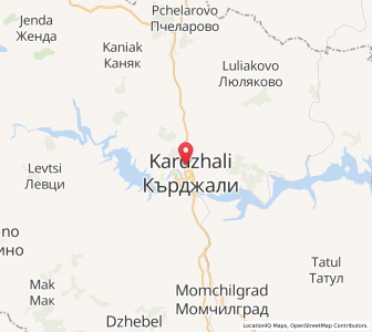 Map of Kardzhali