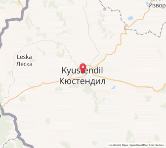 Map of Kyustendil