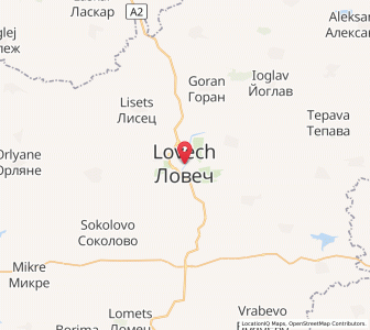 Map of Lovech