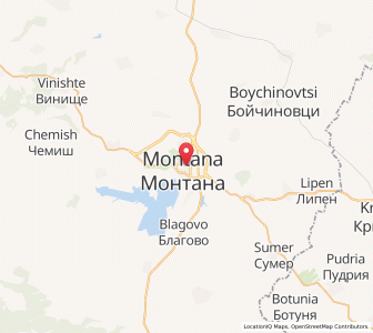 Map of Montana