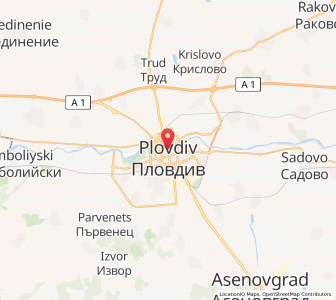 Map of Plovdiv