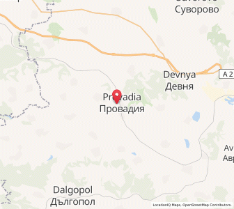 Map of Provadia, Varna