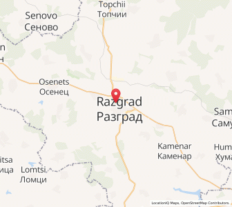 Map of Razgrad