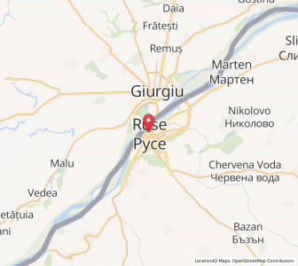 Map of Ruse