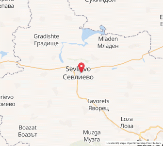 Map of Sevlievo, Gabrovo