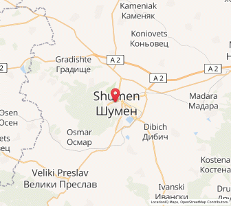 Map of Shumen