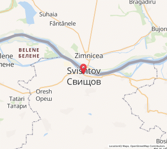 Map of Svishtov, Veliko Tarnovo