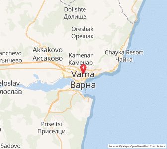 Map of Varna