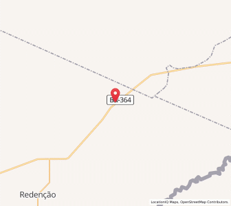 Map of Acrelândia, Acre
